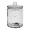 REGENT ROUND GLASS JAR WITH GLASS LID, 2.1L