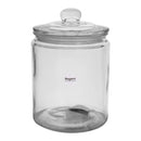 REGENT ROUND GLASS JAR WITH GLASS LID, 2.1L