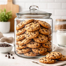 REGENT ROUND GLASS JAR WITH GLASS LID, 4.1L