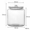 REGENT ROUND GLASS JAR WITH GLASS LID, 1.2LT