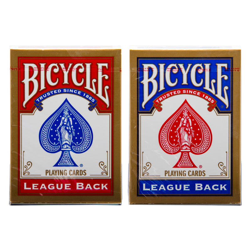 BICYCLE BLISTER PACK PLAYING CARDS 1PK, RED & BLUE MIXED CASE