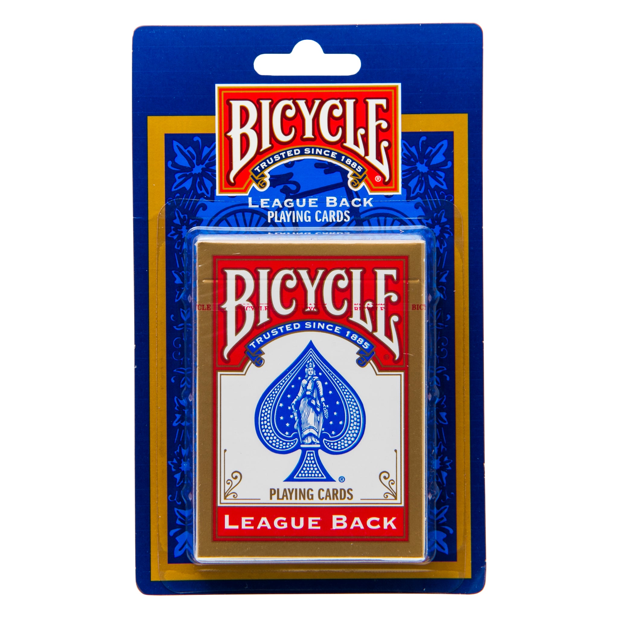BICYCLE BLISTER PACK PLAYING CARDS 1PK, RED & BLUE MIXED CASE