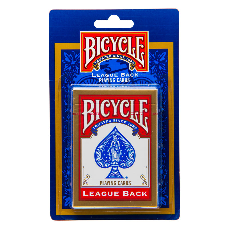 BICYCLE BLISTER PACK PLAYING CARDS 1PK, RED & BLUE MIXED CASE