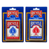BICYCLE BLISTER PACK PLAYING CARDS 1PK, RED & BLUE MIXED CASE