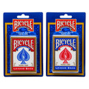 BICYCLE BLISTER PACK PLAYING CARDS 1PK, RED & BLUE MIXED CASE
