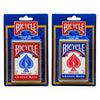 BICYCLE BLISTER PACK PLAYING CARDS 1PK, RED & BLUE MIXED CASE