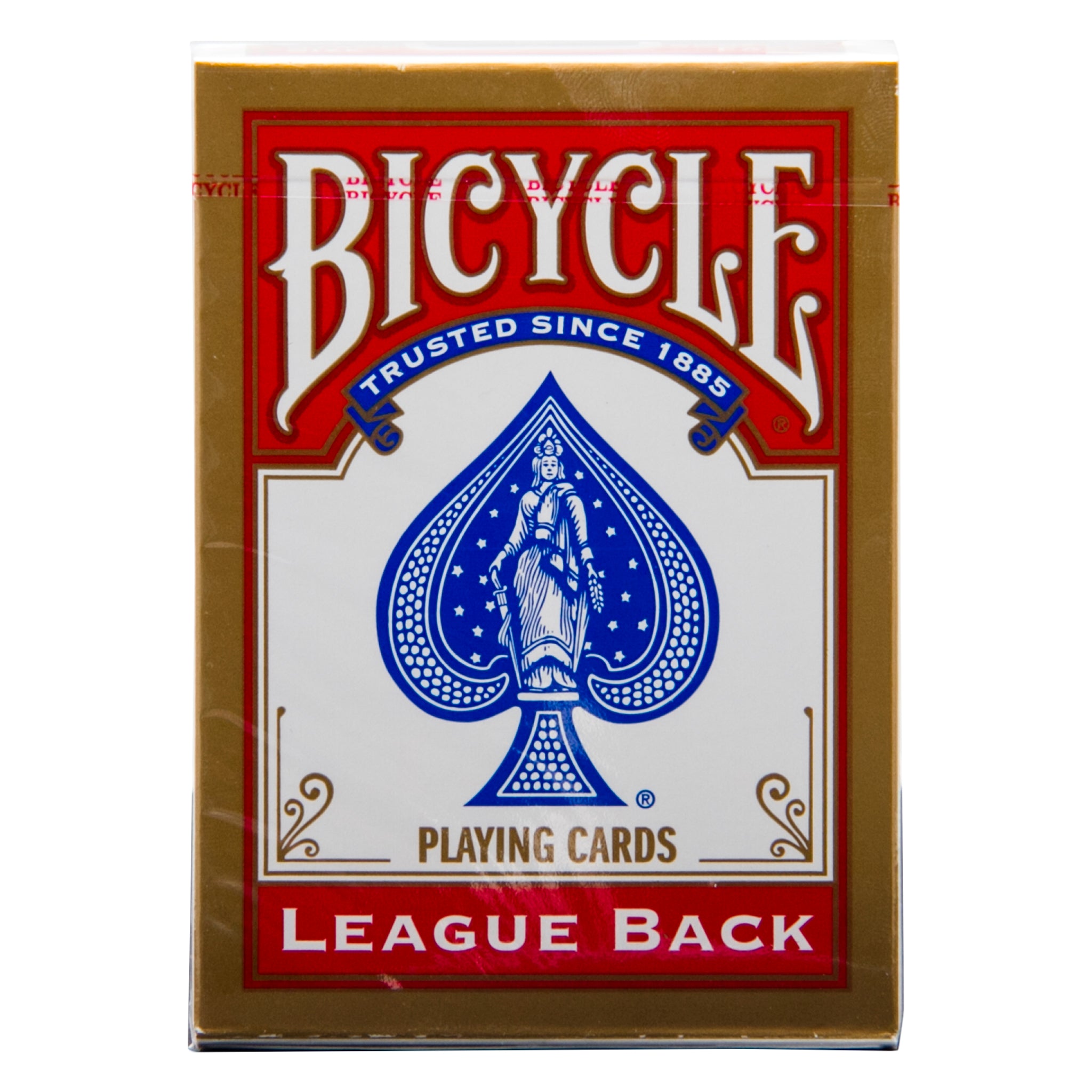 BICYCLE BLISTER PACK PLAYING CARDS 1PK, RED BLUE MIXED CASE