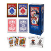 BICYCLE GRAVITY FEED PLAYING CARDS 12PK