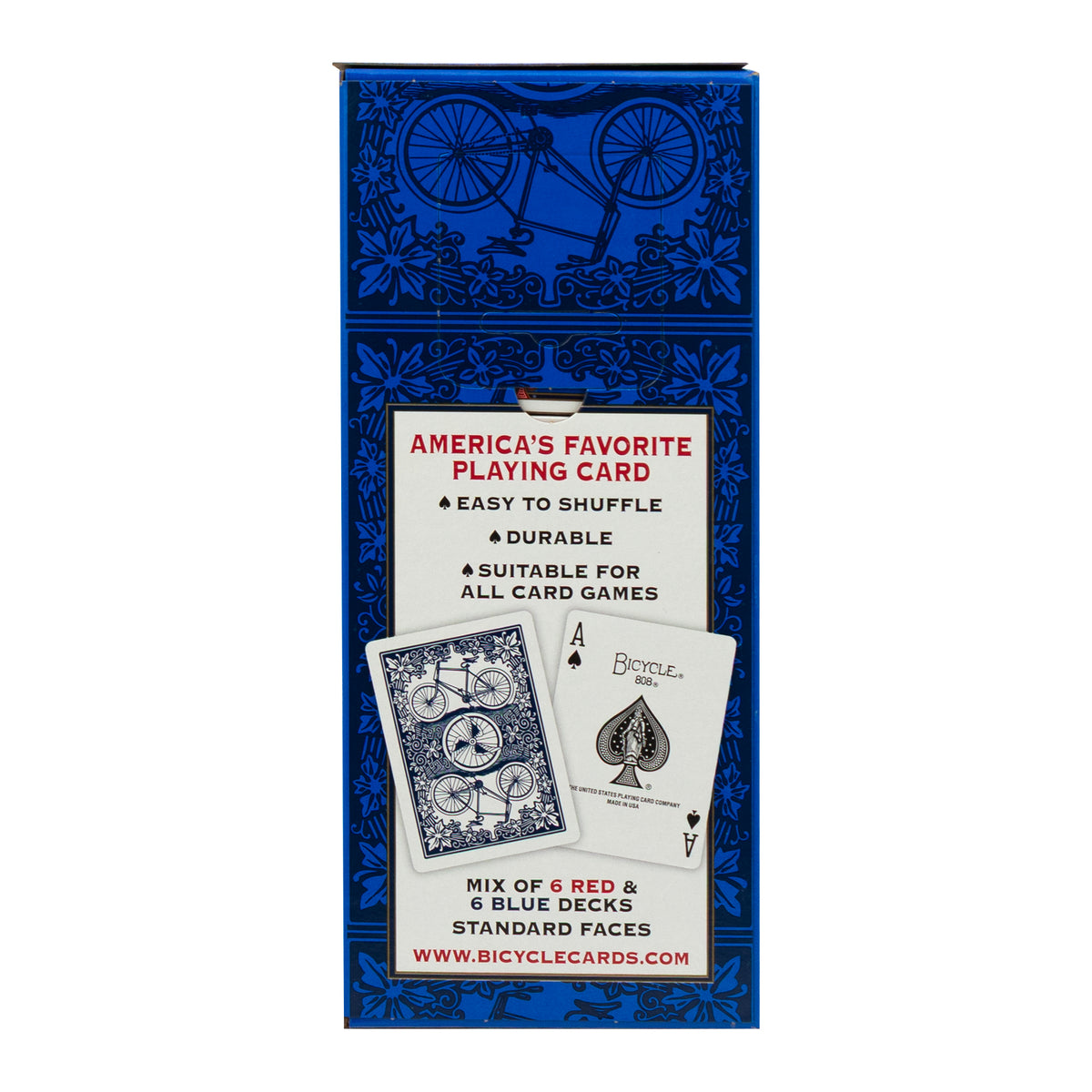 BICYCLE GRAVITY FEED PLAYING CARDS 12PK