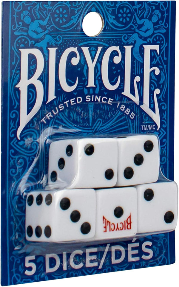 BICYCLE 5PC DICE SET BLISTER PACK