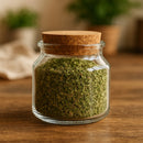 REGENT GLASS ROUND JARS WITH CORK LID 6PK, 130ML