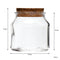 REGENT GLASS JARS ROUND WITH CORK LID 6 PACK, 130ML (70MM DIAX76MM)