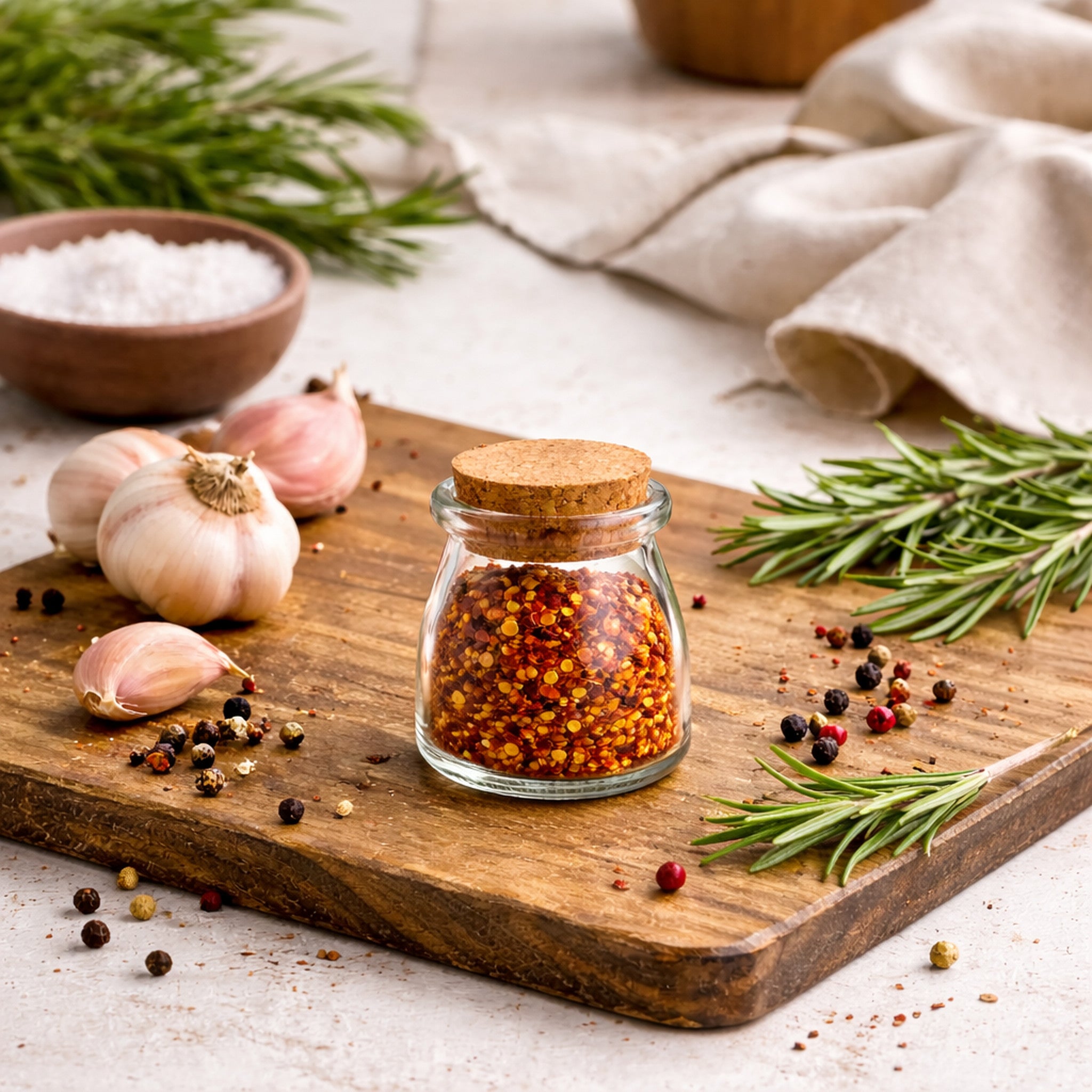 REGENT GLASS ROUND JARS WITH CORK LIDS 6PK, 160ML