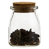 REGENT GLASS ROUND JARS WITH CORK LIDS 6PK, 160ML