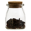 REGENT GLASS JARS ROUND WITH CORK LID 6 PACK, 160ML (70MM DIAX92MM)