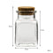 REGENT GLASS JARS SQUARE WITH CORK LID 6 PACK, 160ML (96X56X56MM)