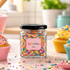 REGENT GLASS SQUARE JARS WITH BLACK LIDS 12PK, 80ML