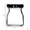 REGENT GLASS ROUND JAR WITH BLACK LID 12 PACK, 50ML