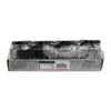 REGENT GLASS SQUARE JARS WITH BLACK LIDS 12PK, 150ML