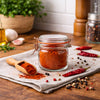 REGENT ROUND HERMETIC GLASS JARS WITH ROSE GOLD CLIP SEAL 6PK, 200ML