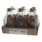 REGENT GLASS SQUARE BOTTLES WITH CORK LIDS 6 PACK, 120ML (110X50X50MM)