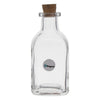 REGENT GLASS SQUARE BOTTLES WITH CORK LIDS 6 PACK, 120ML (114X51X51MM)