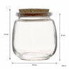 REGENT GLASS ROUND BOTTLES WITH CORK LIDS 6PK, 260ML