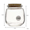 REGENT GLASS ROUND BOTTLES WITH CORK LIDS 6 PACK, 260ML (80MM DIAX94MM)