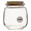 REGENT GLASS ROUND BOTTLES WITH CORK LIDS 6 PACK, 260ML (80MM DIAX94MM)