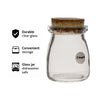 REGENT GLASS ROUND BOTTLES WITH CORK LIDS 6PK, 100ML