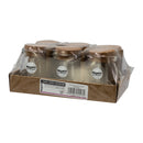 REGENT GLASS ROUND BOTTLES WITH CORK LIDS 6PK, 100ML