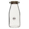 REGENT GLASS ROUND BOTTLES WITH CORK LIDS 6 PACK, 190ML (57MM DIAX133MM)