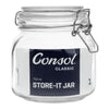 CONSOL STORE-IT JAR WITH CLIP TOP LID, 750ML