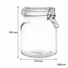 CONSOL STORE-IT JAR WITH CLIP TOP LID, 1L