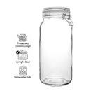 CONSOL STORE-IT JAR WITH CLIP TOP LID, 2L