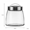 CONSOL SOHO GLASS CANISTERS WITH ST STEEL LIDS 3PK SET, 800ML