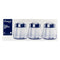 CONSOL SOHO GLASS CANISTERS WITH ST STEEL LIDS 3PCE SET, 800ML (140X125MM DIA)