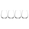 CONSOL BORDEAUX STEMLESS WINE GLASS 4 PACK, (350ML)