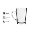 CONSOL SAN MARCO COFFEE MUG 4PK, 225ML