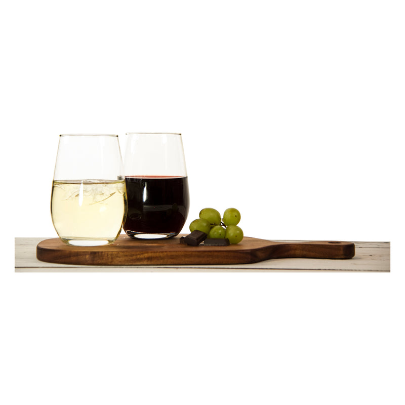 CONSOL BORDEAUX STEMLESS WINE GLASS 4 PACK, (480ML)