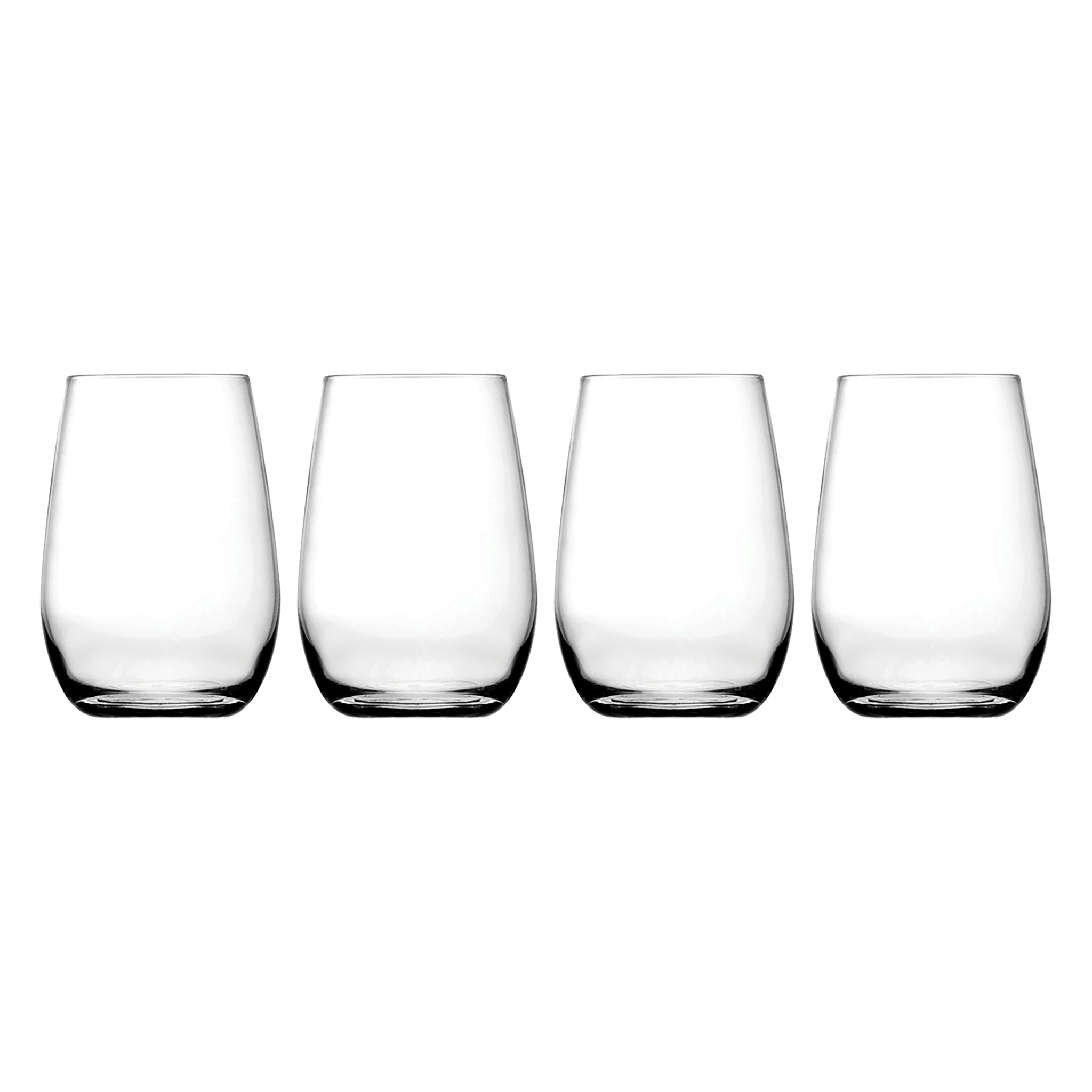CONSOL BORDEAUX STEMLESS WINE GLASS 4PK, 480ML