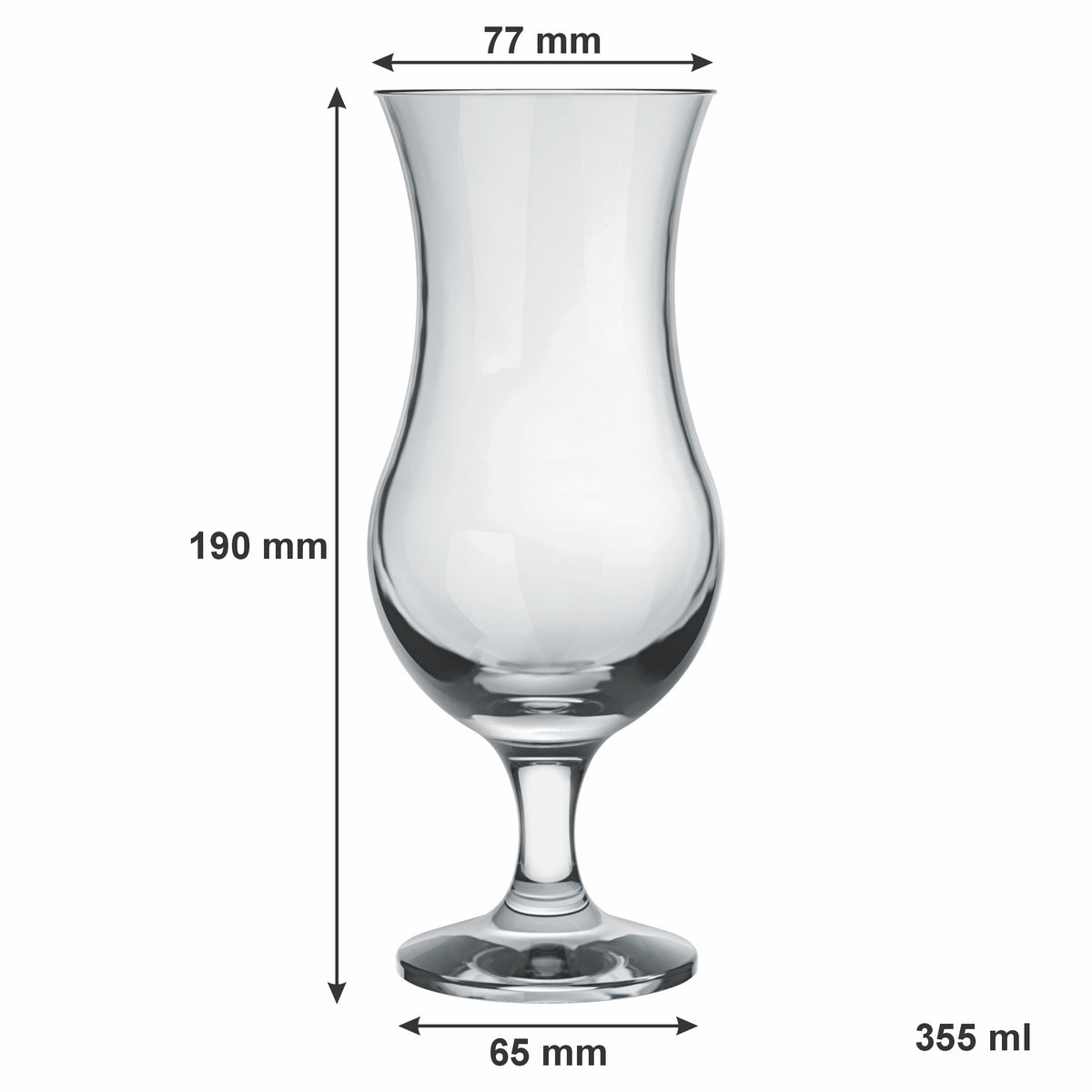 CONSOL MONACO COCKTAIL GLASS 4PK, 355ML