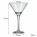 CONSOL SAINT-REMY MARTINI GLASS 4 PACK, (250ML)