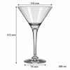 CONSOL SAINT-REMY MARTINI GLASS 4 PACK, (250ML)