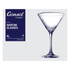 CONSOL SAINT-REMY MARTINI GLASS 4 PACK, (250ML)