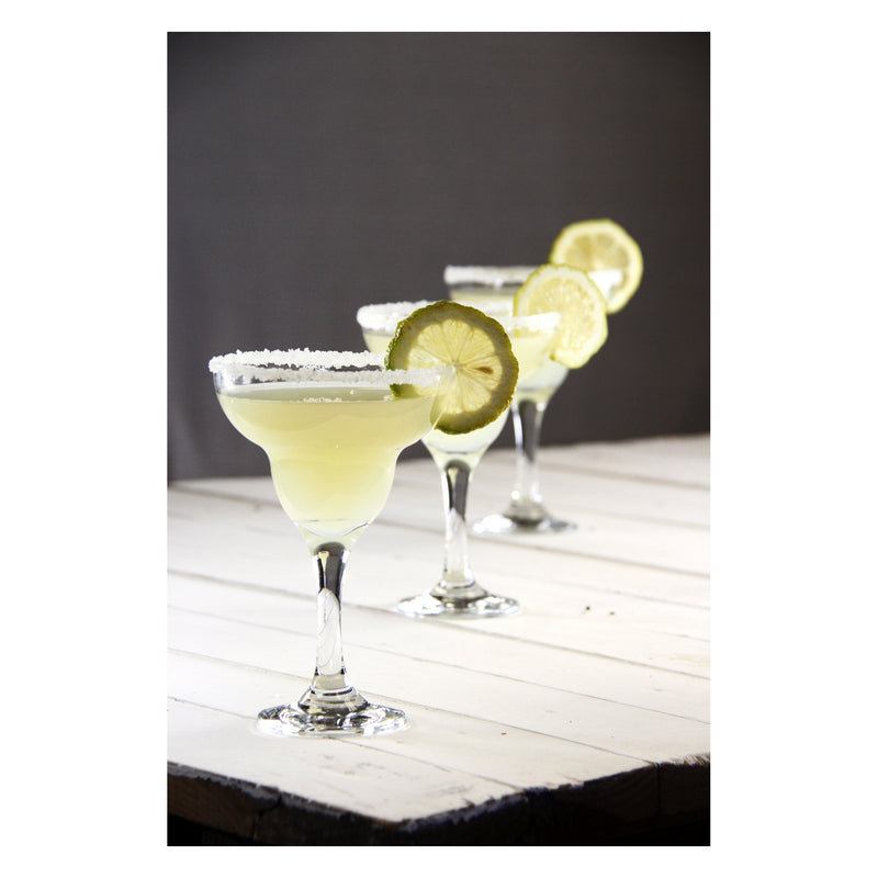CONSOL TIJUANA MARGARITA STEM COCKTAIL GLASS 4 PACK, (375ML)