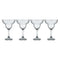 CONSOL TIJUANA MARGARITA STEM COCKTAIL GLASS 4 PACK, (375ML)