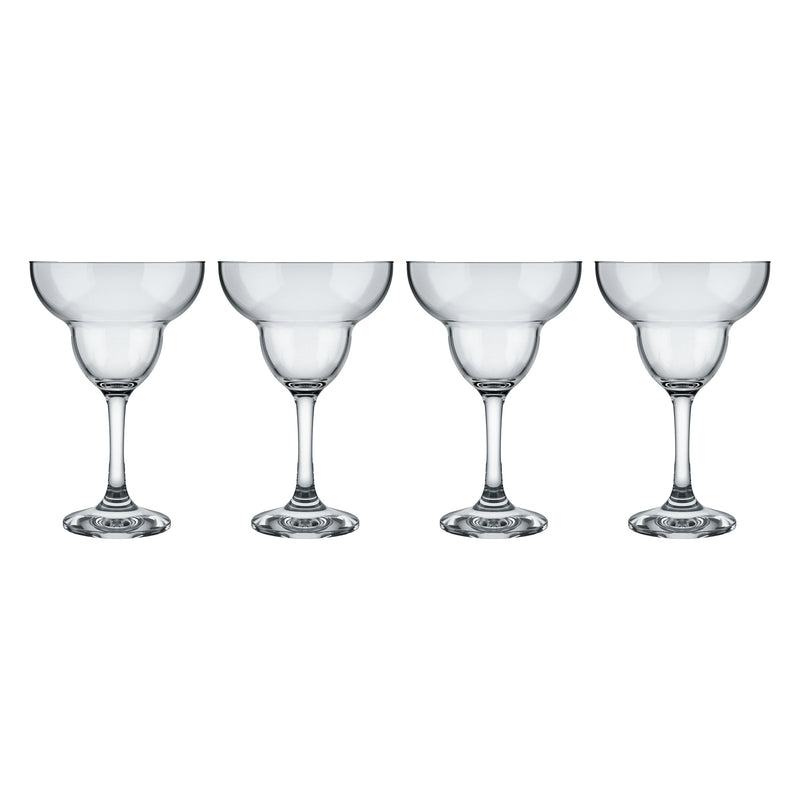 CONSOL TIJUANA MARGARITA STEM COCKTAIL GLASS 4 PACK, (375ML)