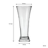 CONSOL BERLIN PILSNER GLASS 4PK, 320ML