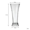 CONSOL BERLIN PILSNER GLASS 4 PACK, (320ML)